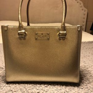 Gold Kate Spade Handbag